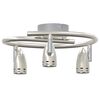 vidaXL Ceiling Spotlight Nickel 24 x 22 x 12.5 cm Metal