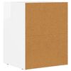 vidaXL Bedside Table High Gloss White 40 x 35 x 50 cm Engineered Wood