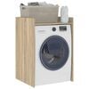 vidaXL Wash Machine Cabinet Sonoma 67.5 x 62 x 97 cm Engineered wood