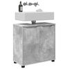 vidaXL Bathroom Basin Cabinet with Shelf Concrete Grey 60 x 30 x 60 cm