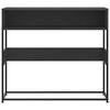 vidaXL Console Table Black 90x35x80 cm Engineered Wood