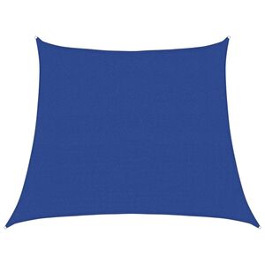 vidaXL Sunshade Sail 160 g/m&sup2; Trapezium Blue 3/4x3 m HDPE