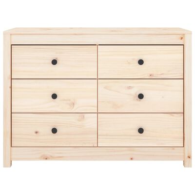 vidaXL Side Cabinet 100x40x72 cm Solid Wood Pine