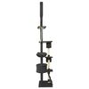 vidaXL Floor to Ceiling Cat Tree Dark Grey 220-240 cm