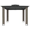 vidaXL Gazebo with Double Roof Anthracite 2.94x2.94 m Steel