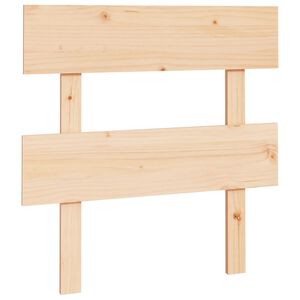 vidaXL Bed Headboard 78,5x3x81 cm Solid Wood Pine
