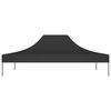 vidaXL Party Tent Roof 4.5x3 m Black 270 g/m²