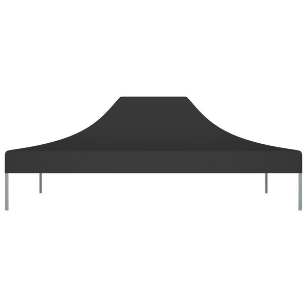 vidaXL Party Tent Roof 4.5x3 m Black 270 g/m²