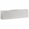 vidaXL Wheelie Bin Storage for 6 Bins Stainless Steel Silver