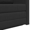 vidaXL 2-Seater Folding Sofa Bed Black 124 x 71 x 78 cm Fabric
