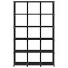 vidaXL 15-Cube Display Shelf Black 103x30x175.5 cm Fabric