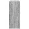vidaXL Bookcase Grey Sonoma 80x30x77 cm Engineered Wood