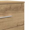 vidaXL Bedside Cabinets 2 pcs with 2 Drawers Artisan Oak 40x36x50 cm