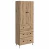 vidaXL Cabinet Set 2 pcs 66 x 34.5 x 90 cm Engineered Wood Artisan Oak
