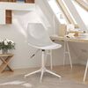 vidaXL Swivel Office Chair White PP