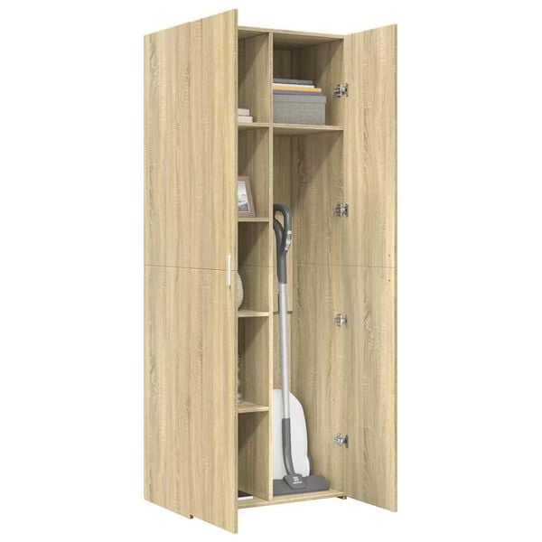 vidaXL Highboard Sonoma Oak 70x42.5x185 cm Engineered Wood