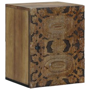 vidaXL Bathroom Hanging Cabinet with Storage Brown 38 x 33.5 x 48 cm