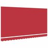 vidaXL Awning Replacement Fabric Red 380 x 195 cm Polyester