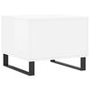 vidaXL Coffee Tables 2pcs High Gloss White 50x50x40 cm Engineered Wood