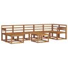 vidaXL Outdoor Sofa Set 8 pcs Natural Solid Acacia Wood