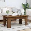 vidaXL Coffee Table Brown Oak 100x60x42 cm Engineered Wood