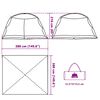 vidaXL Mosquito Tent with Roof Sea Green 380 x 380 x 225 cm