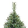 vidaXL Artificial Christmas Tree with 150 LEDs Green 120 cm PE and PVC