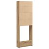 vidaXL Washing Machine Cabinet Artisan Oak 64x24x190 cm
