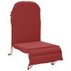 vidaXL Sun Lounger Cushion GEMERT 100% Polyester Wine Red