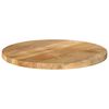 vidaXL Table Top &Oslash; 50x2.5 cm Round Solid Wood Mango