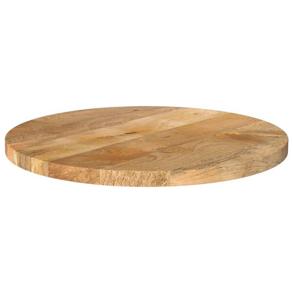 vidaXL Table Top &Oslash; 50x2.5 cm Round Solid Wood Mango