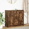 vidaXL Sideboard Smoked Oak 85x34x76 cm Engineered Wood