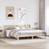 vidaXL Bed Frame with Headboard without Mattress 200x200 cm