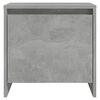 vidaXL Bedside Cabinet Concrete Grey 45x34x44.5 cm Engineered Wood