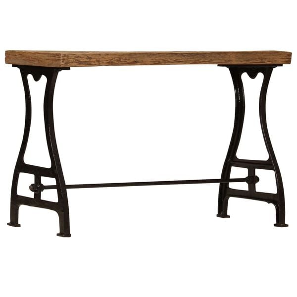 vidaXL Console Table Solid Reclaimed Wood 120x40x76 cm