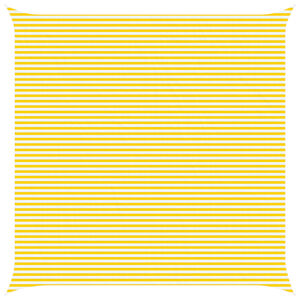 vidaXL Sun Shade Sail Yellow and White 7 x 7 m 100% Polyester Oxford