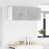 vidaXL Hanging Cabinet 2 pcs Concrete Grey and White 50 x 31 x 40 cm