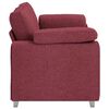 vidaXL Sofa Wine Red 180 x 77 x 82 cm Fabric