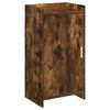 vidaXL Shoe Cabinet Smoked Oak 48 x 36 x 92 cm Engineered Wood