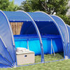 vidaXL Pool Tent Dome Blue 538 x 440 x 204 cm