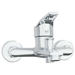 vidaXL Shower Mixer Tap Chrome G 1 / 2 inches