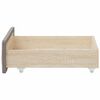 vidaXL Bed Drawers 2 pcs Taupe Engineered Wood and Fabric