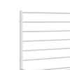 vidaXL Metal Bed Frame without Mattress with Footboard White 180x200cm