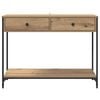 vidaXL Console Table Artisan Oak 100 x 34.5 x 75 cm Engineered Wood