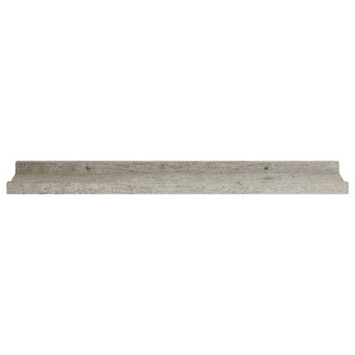 vidaXL Wall Shelves 2 pcs Concrete Grey 60x9x3 cm