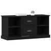 vidaXL TV Cabinet Black Oak 99.5 x 35.5 x 48 cm Engineered Wood