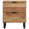 vidaXL Bedside Cabinets 2 pcs 40x33x46 cm Solid Wood Acacia