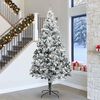 vidaXL Christmas Tree with 300 LEDs with Stand Green 300 cm PVC