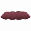vidaXL Seat Cushions 2 pcs Wine Red 40 x 40 x 6 cm Fabric