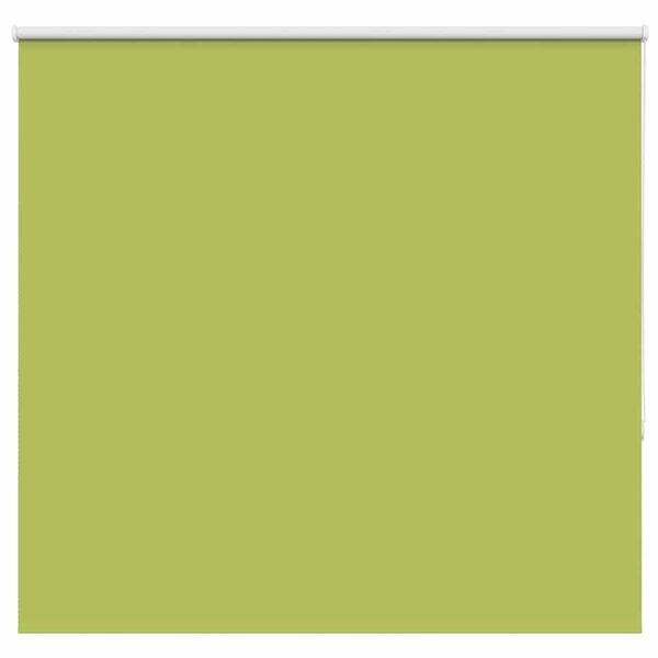 vidaXL Roller Blind Blackout Leaves Green 160x175 cm Fabric Width 156.6 cm Polyester